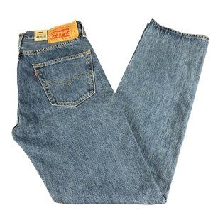 Levis 501 Original Straight Fit Button Fly Light Blue Jeans Men Sz 33x34 - 36x34
